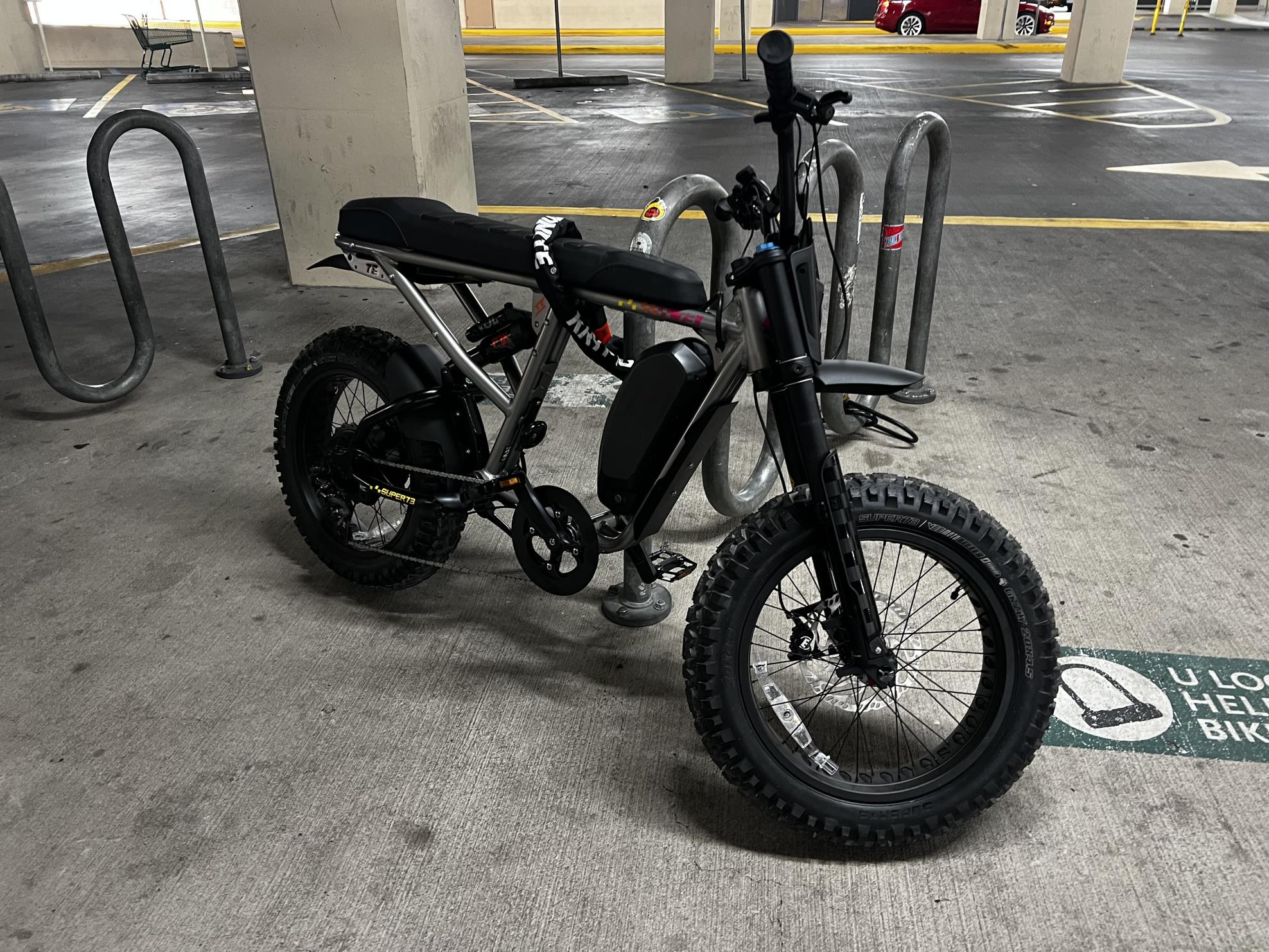 2023 Super73 Adventure R Silver, gray or bare metal