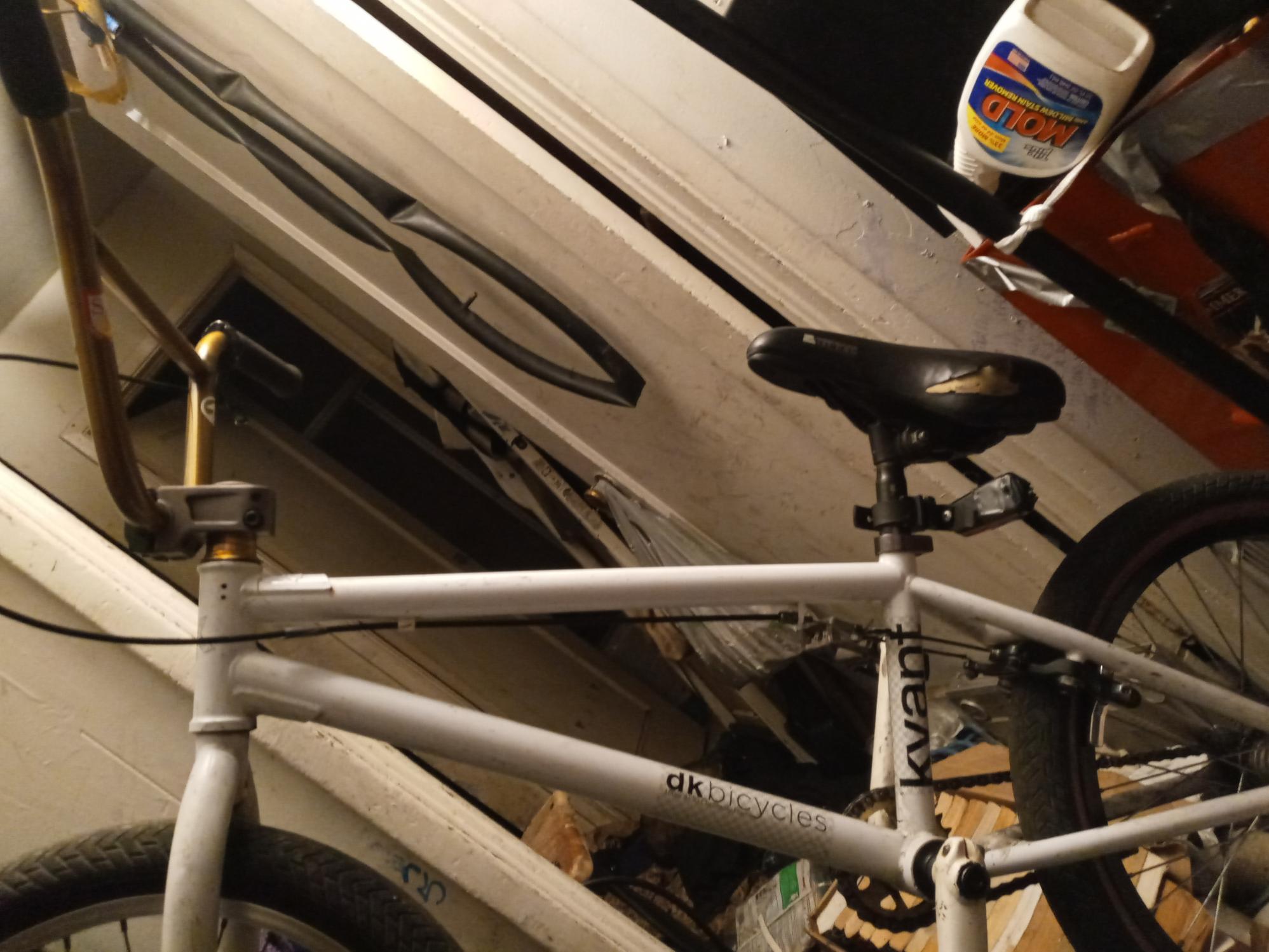 2019 DK Bikes Kvant White, Black, and Yellow or Gold