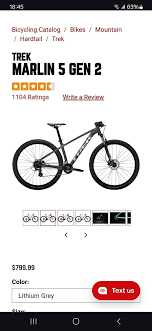 2024 Trek MARLIN 5 27.5-S/LITHIUM GR Silver, gray or bare metal
