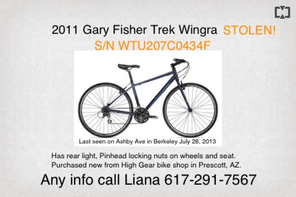 2011 Gary Fisher Trek Wingra  Blue