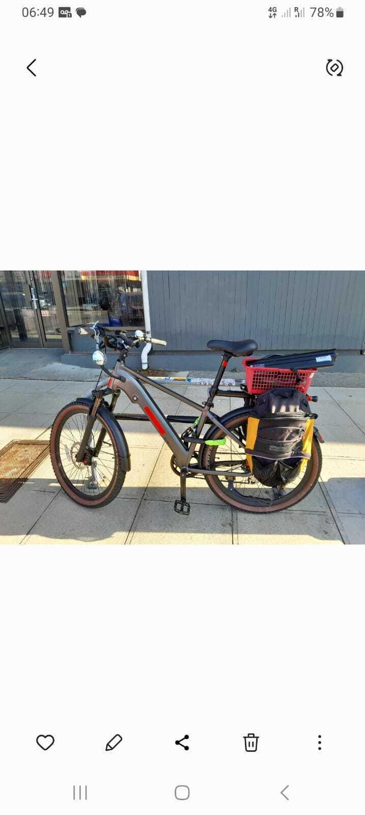 2023 Ride1Up Turris Silver, gray or bare metal