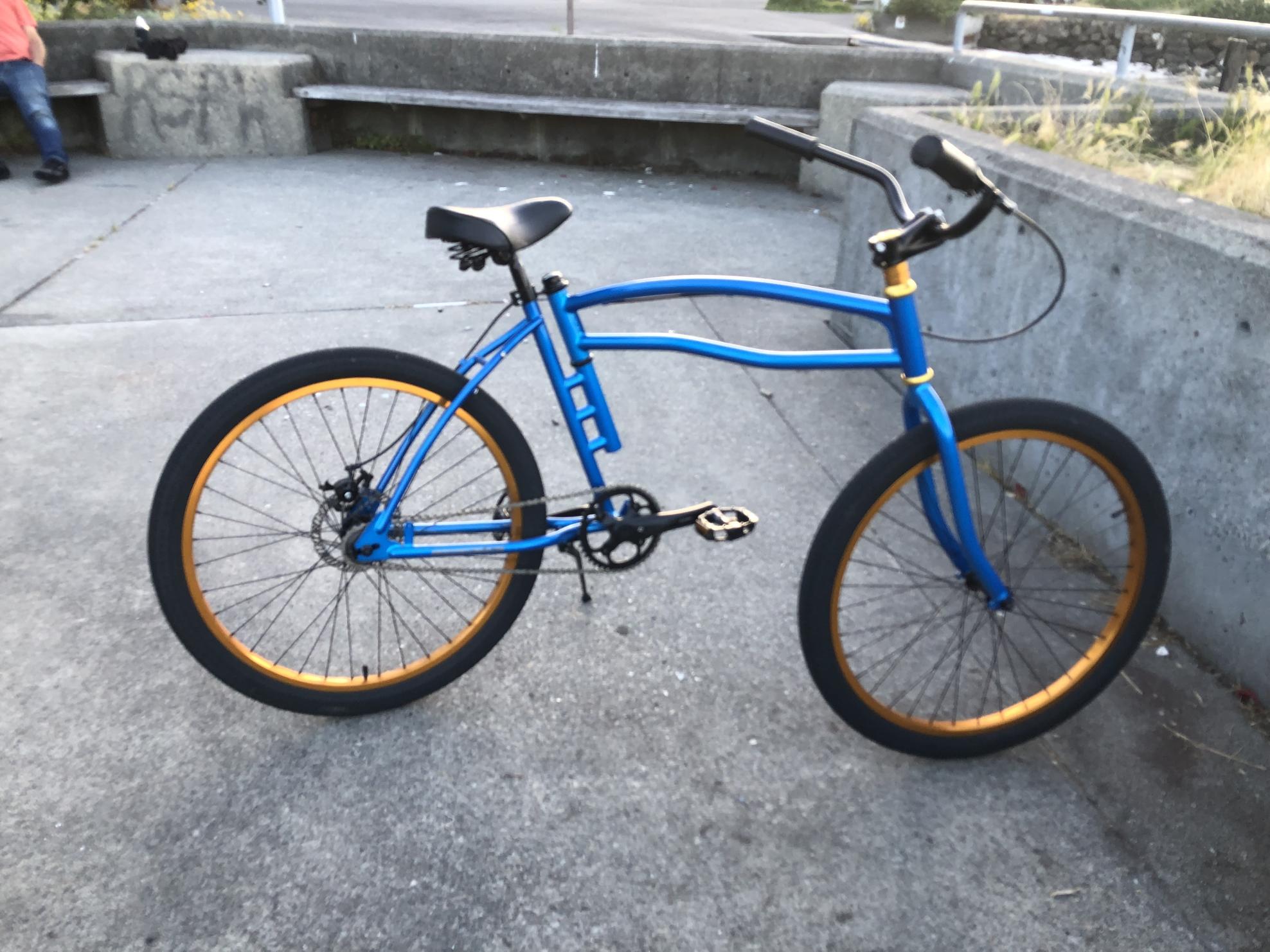 2022 Americas Bike Company Swing King Blue and Yellow or Gold