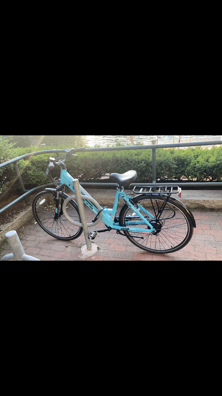 2022 Hyper E-ride electric bike 700c aluminum Blue
