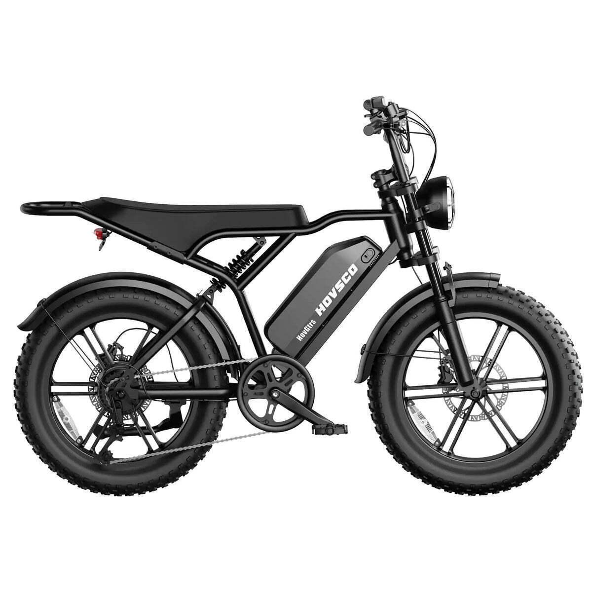 2025 Hovsco HovGtrs 1500W Moped-style Electric Bike Black