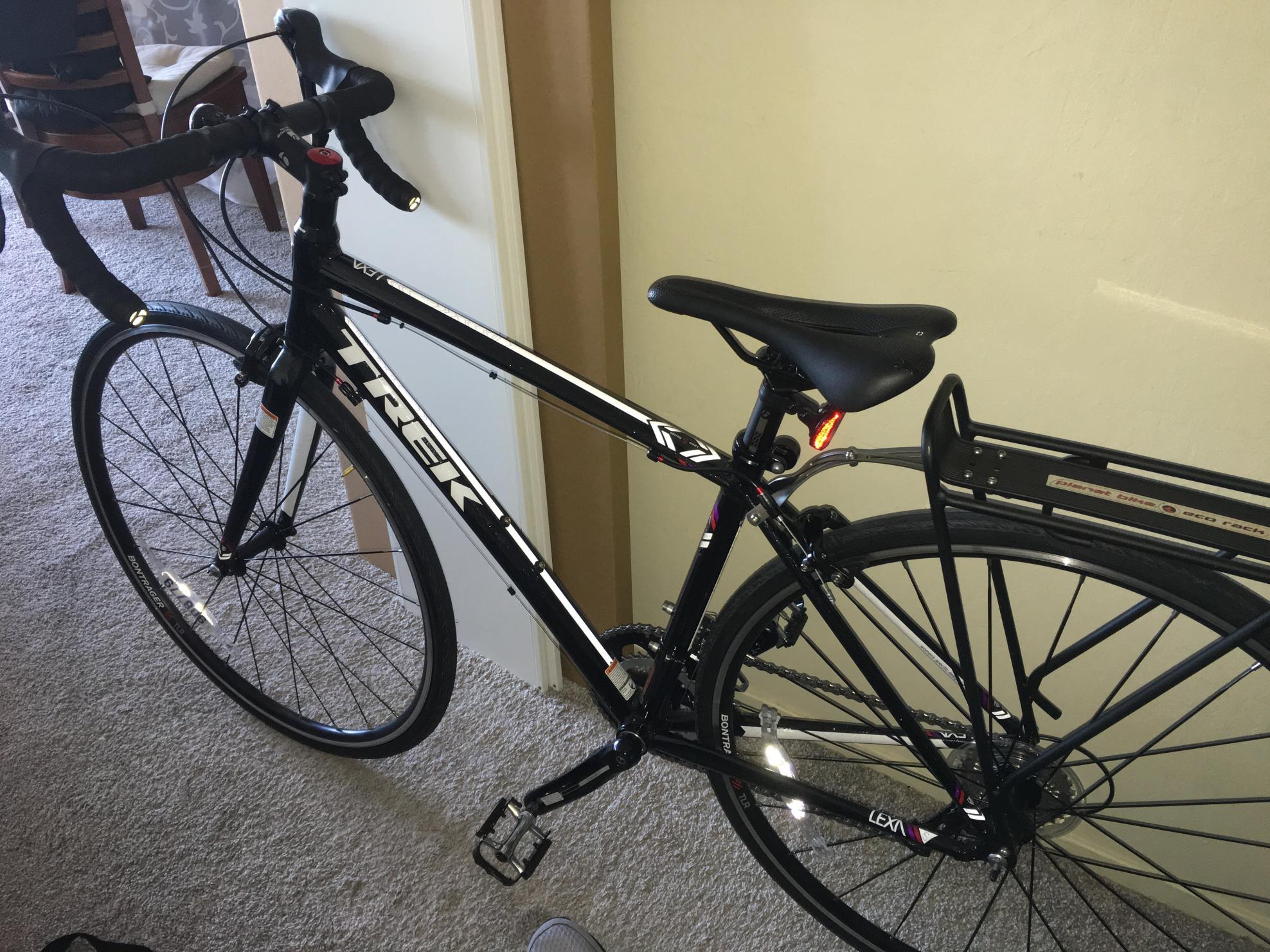 2015 Trek Lexa S C Black, White, and Purple