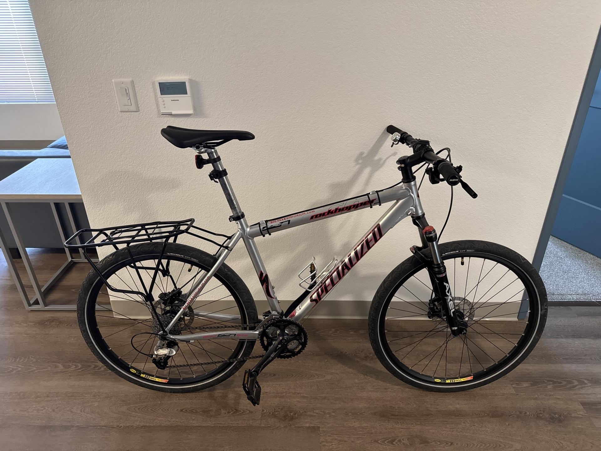 Specialized Rockhopper Pro Silver, gray or bare metal