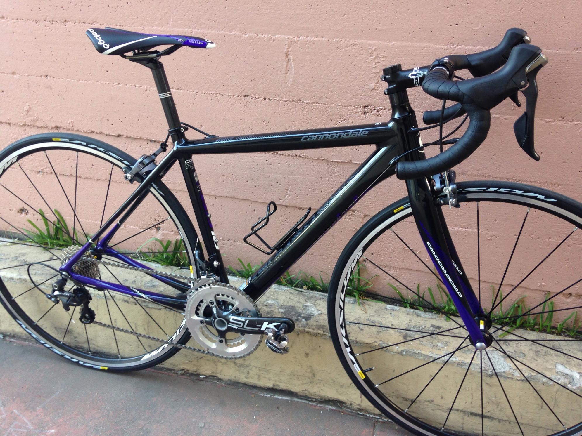 2014 Cannondale Caad10 Women's 3 Ultegra  Black and Purple