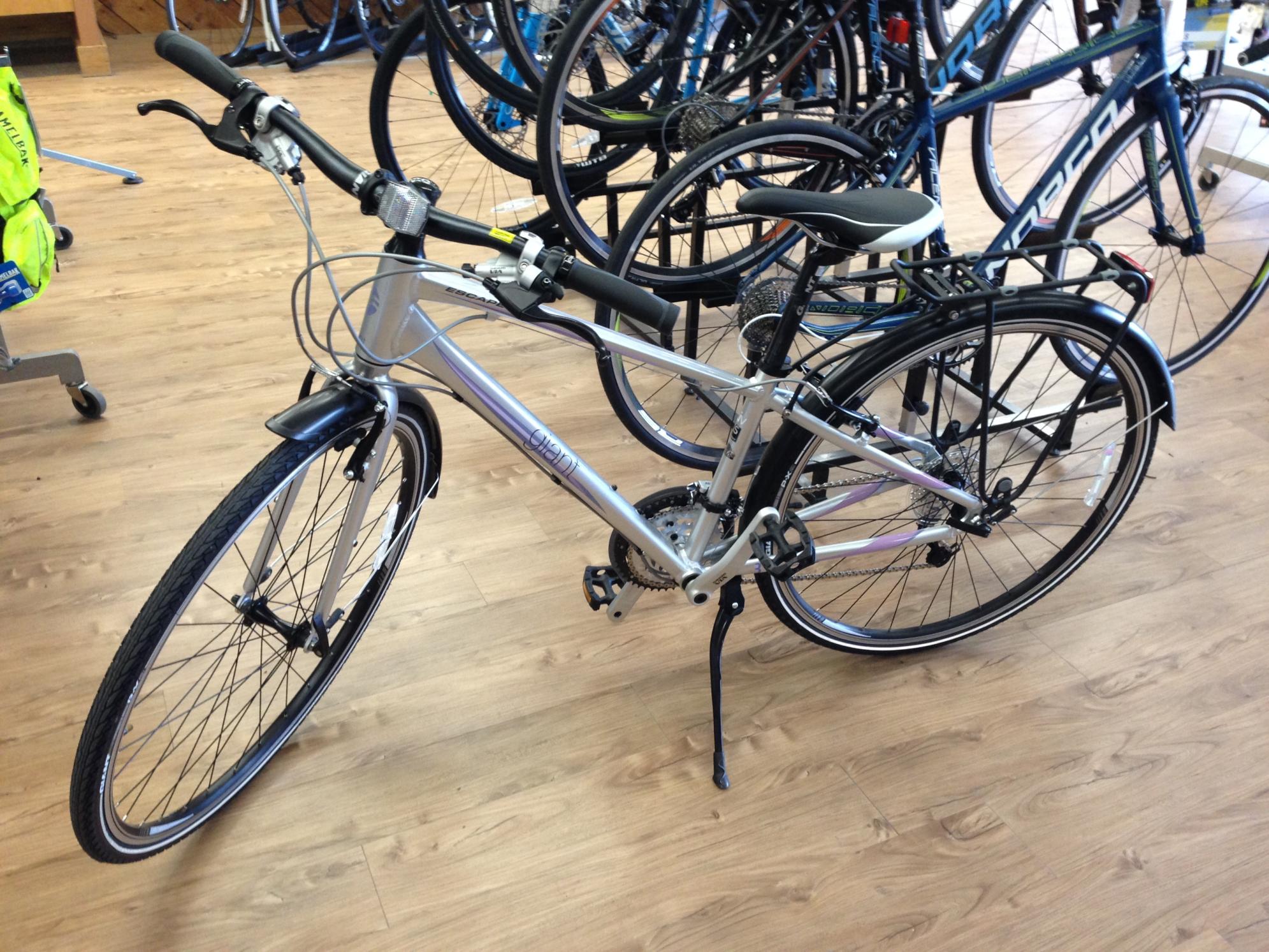 2013 Giant Escape City W Silver or Gray, Pink, and Purple