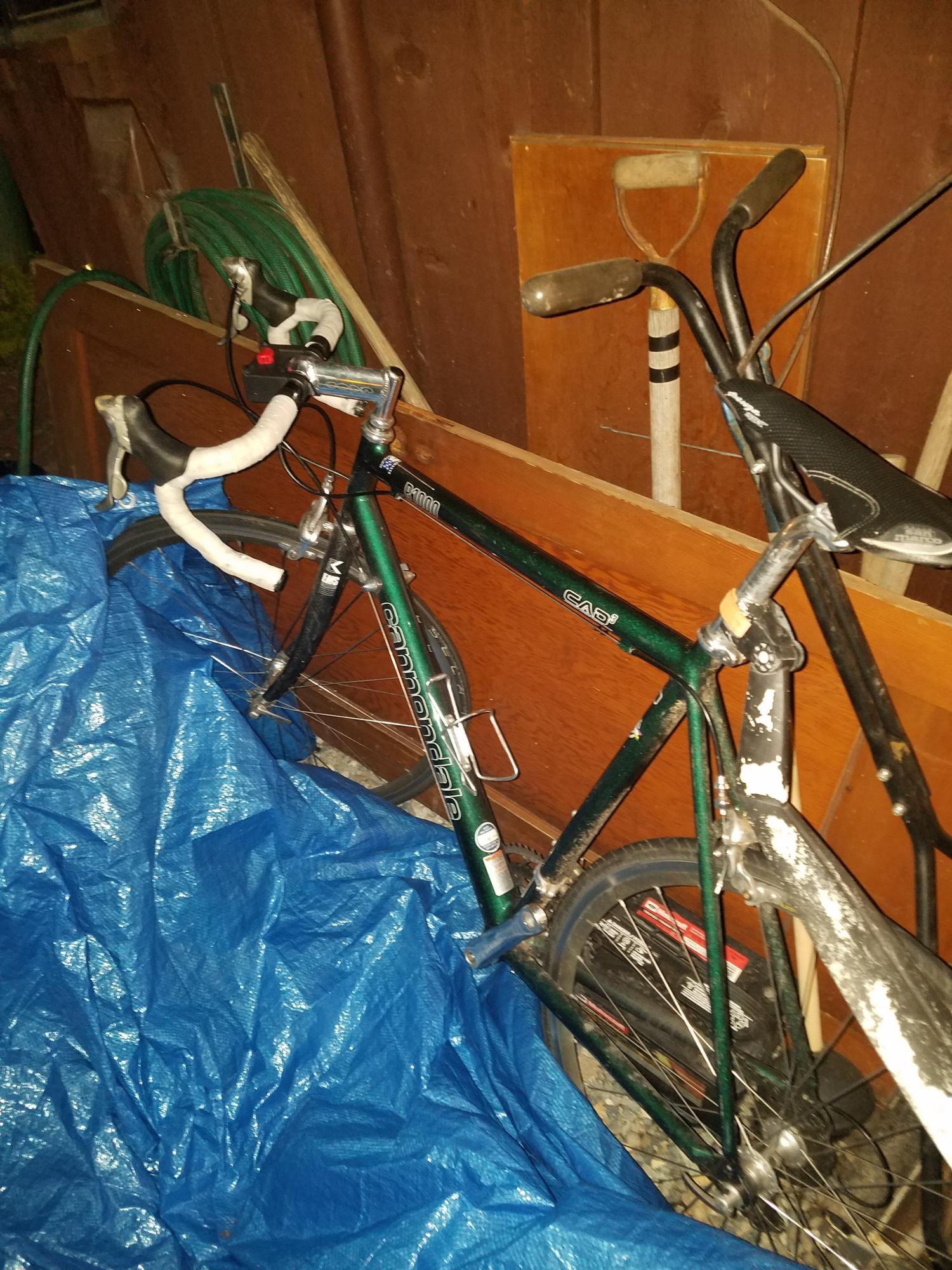 1996 Cannondale R1000 CAD3 Purple and Green