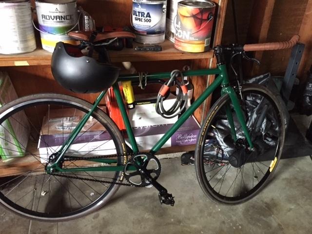 2015 Mission Bicycles Single Speed Green