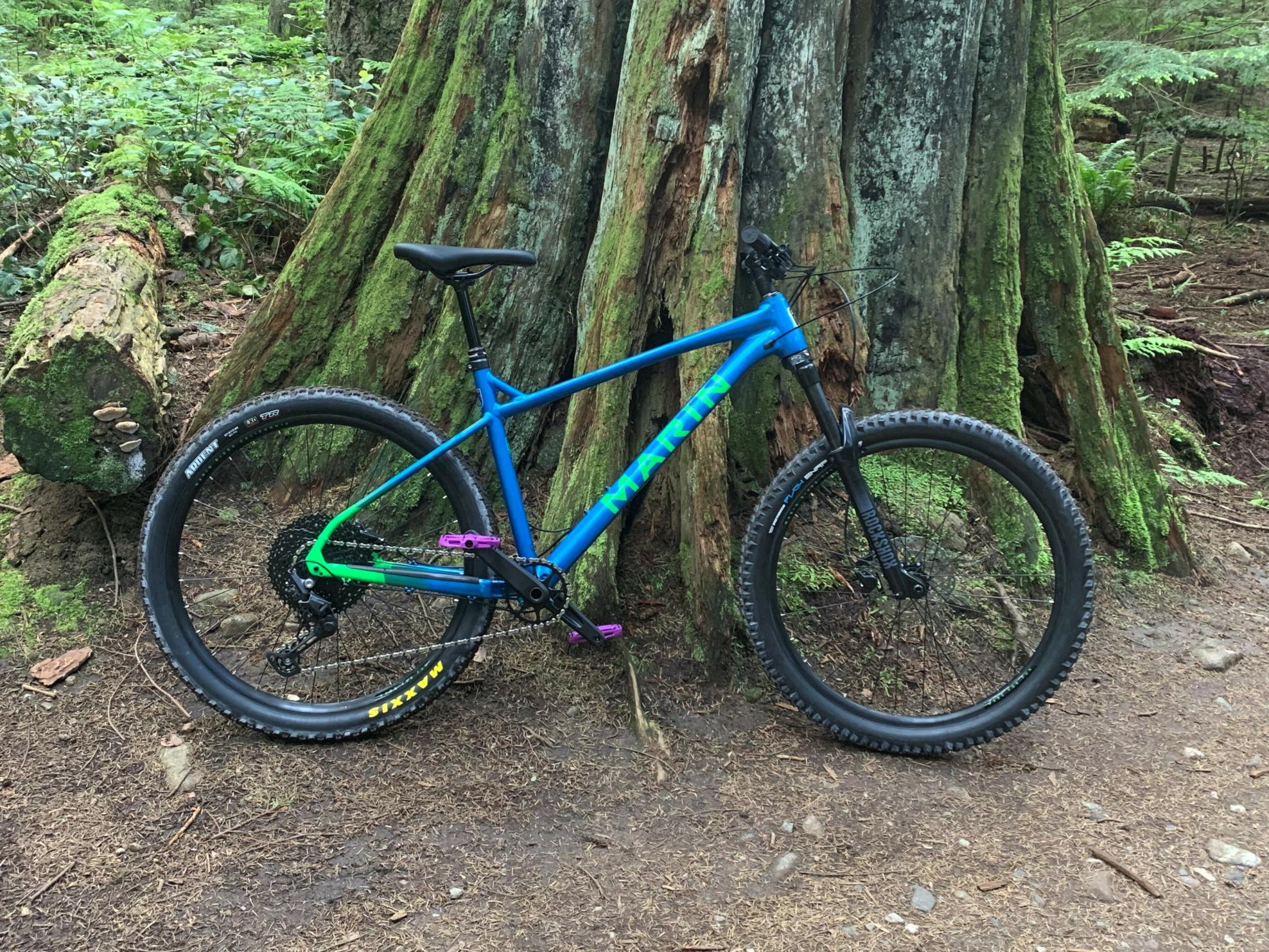 2022 Marin Bikes San Quentin 2 Blue and Green