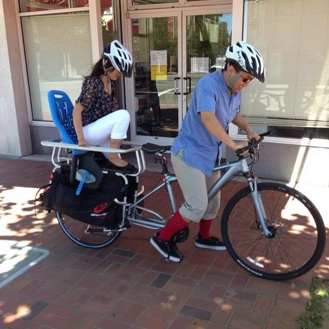 2012 Xtracycle free radical on a gary fisher mountain bike  Silver or Gray