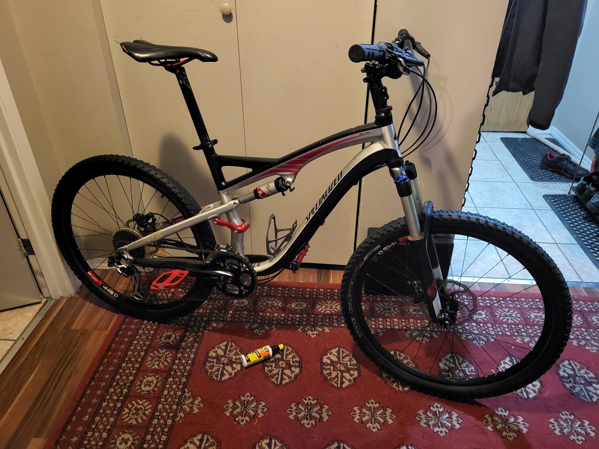 Specialized Rockhopper A1 Comp FSRxc Silver, gray or bare metal and Black