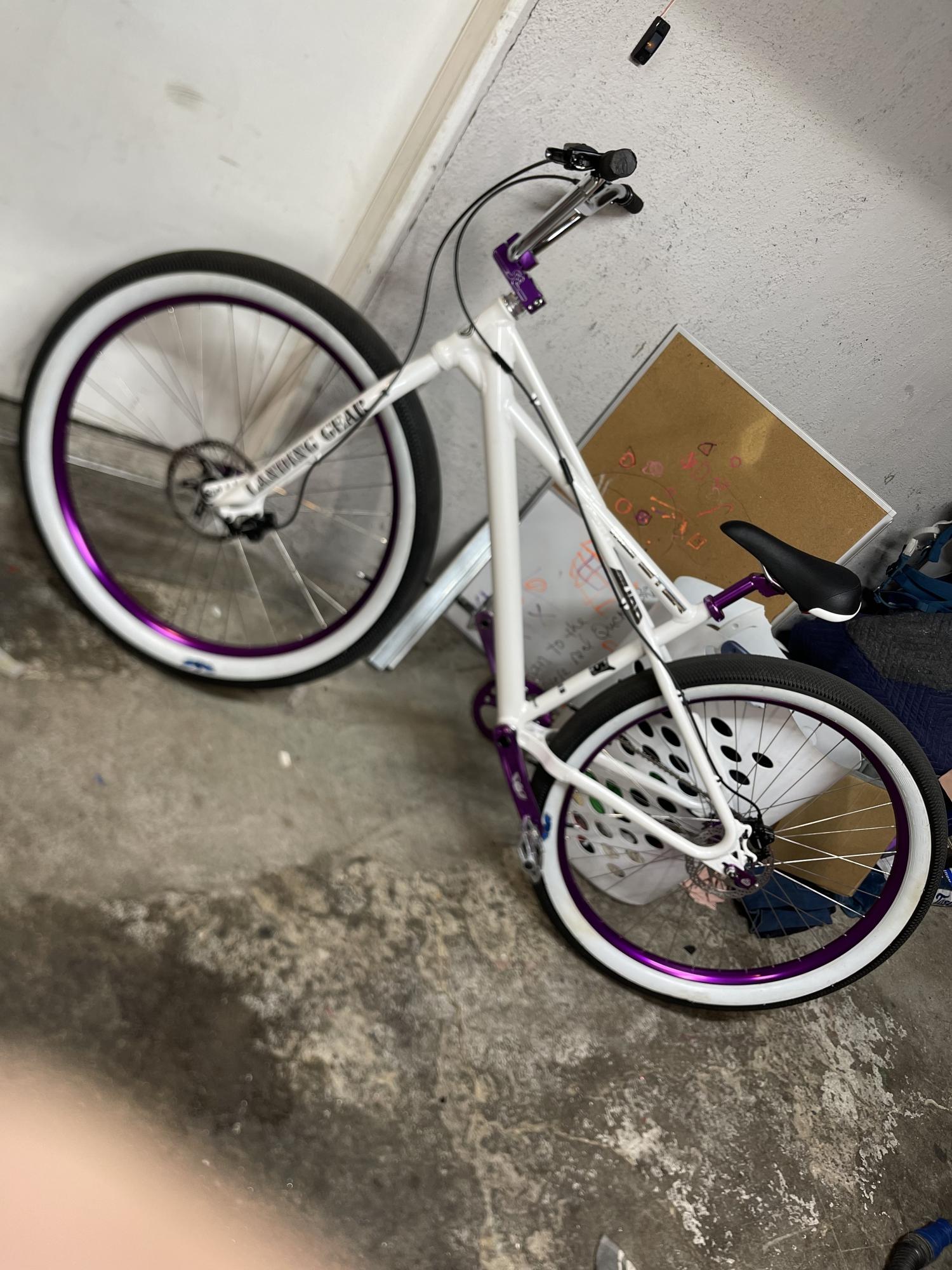 2022 SE Bikes Monster Quad White and Purple