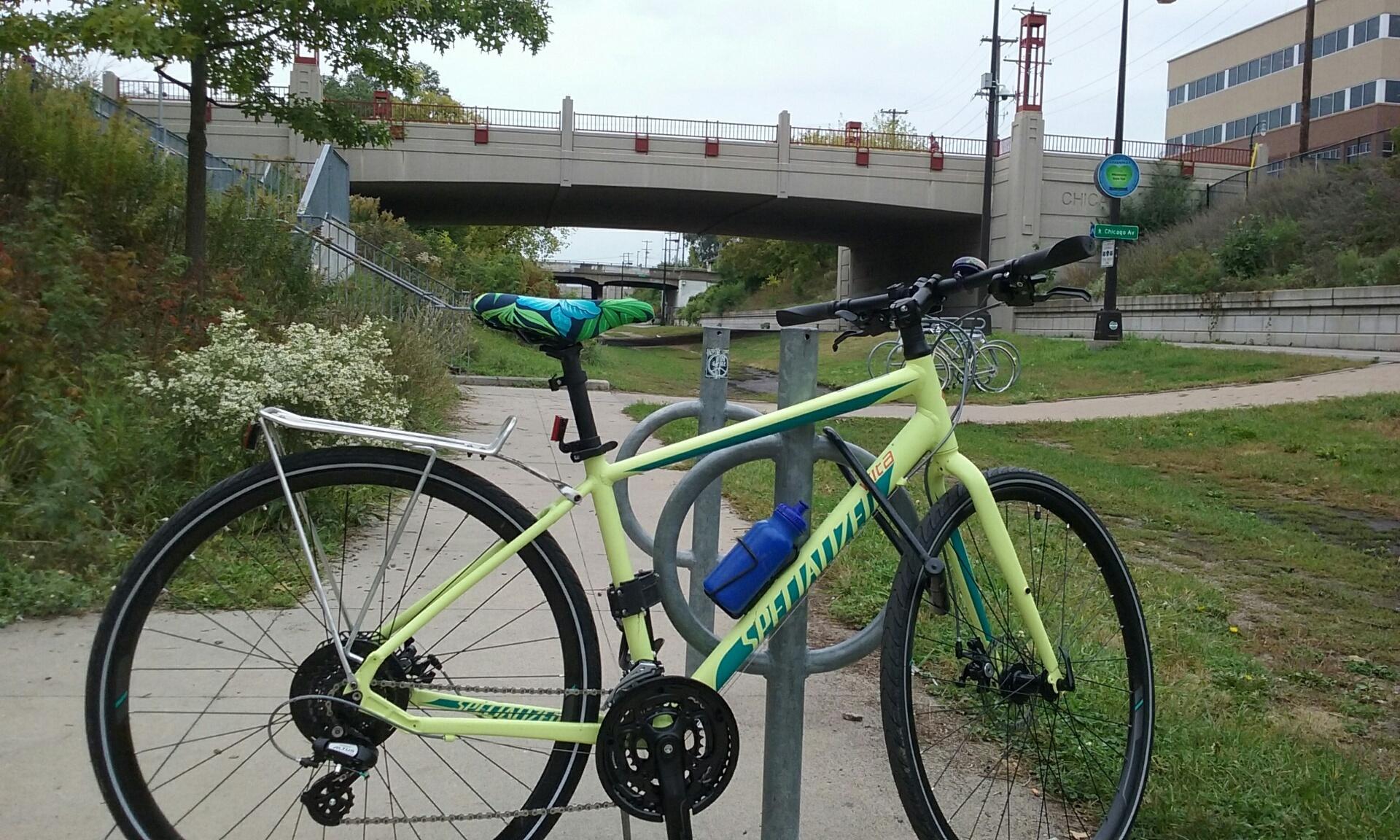 Specialized Vita Elite Disc Green and Yellow or Gold