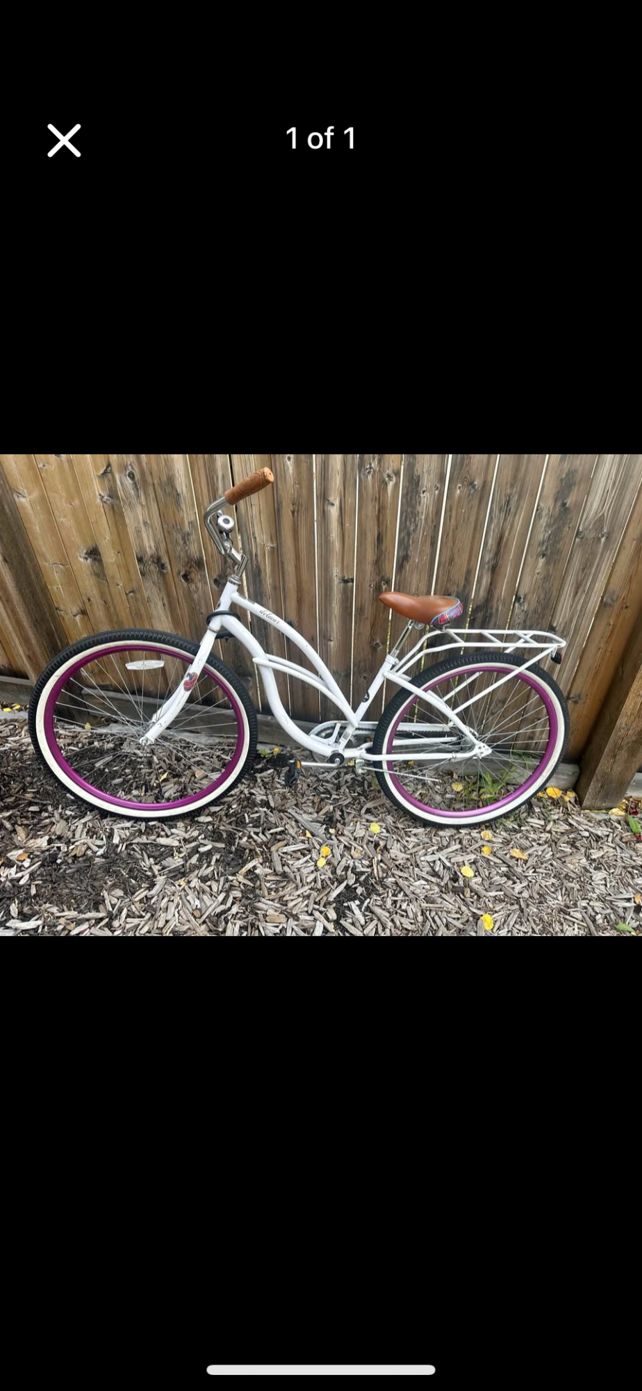 Schwinn Cruiser One White and Purple