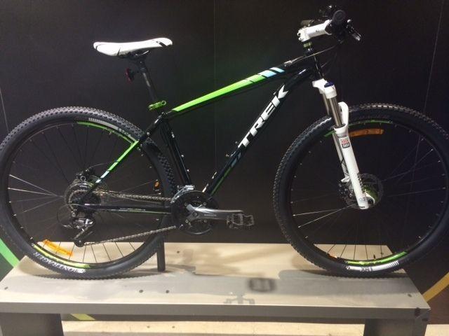 2015 Trek X-Caliber Black, White, and Green