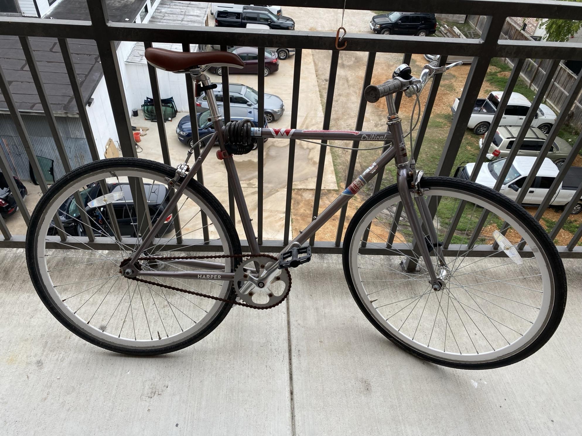 2018 Critical Cycles Harper Fixed-Gear / Single-Speed Silver, gray or bare metal