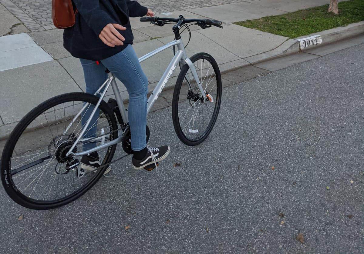 2021 Trek FX 2 WSD DISC Silver, gray or bare metal