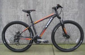 2014 Trek Trek Alpha Silver butted-aluminum, G2 Geometry Black, Orange, and Red
