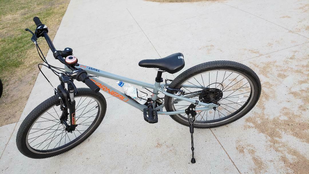 Garneau Silver, gray or bare metal and Orange