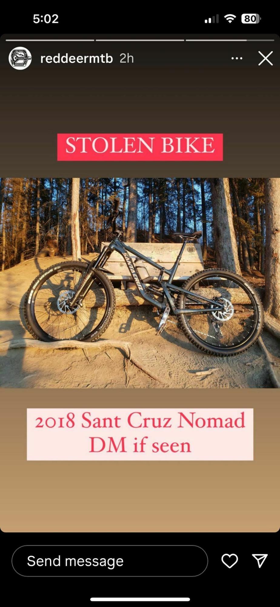 2018 Santa Cruz Nomad Teal
