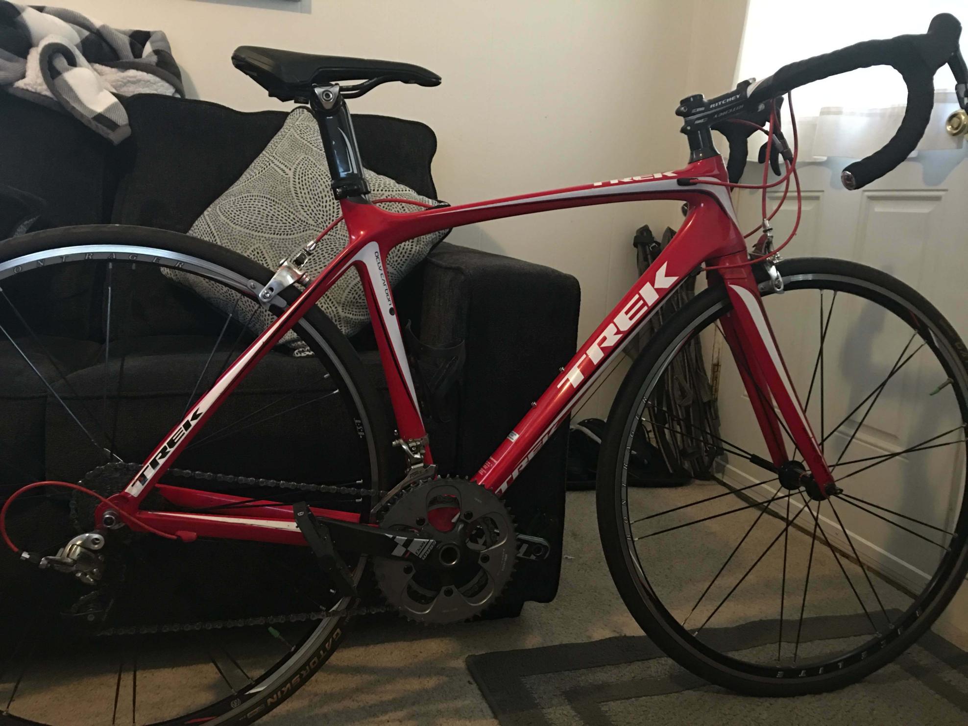 2015 Trek OCLV Carbon Red and White