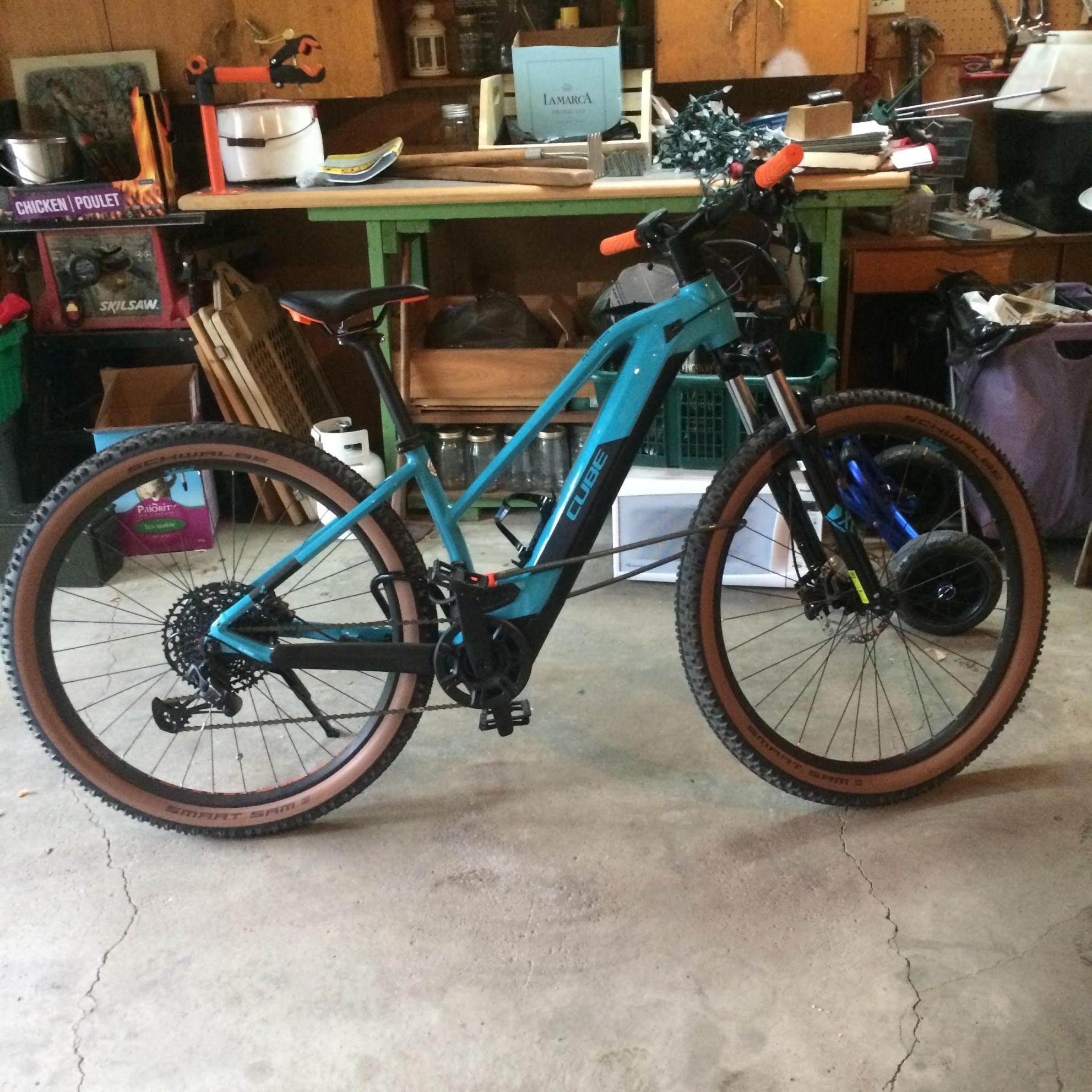 2021 Cube Reaction Pro E500 29in Trapeze 17in M... Blue