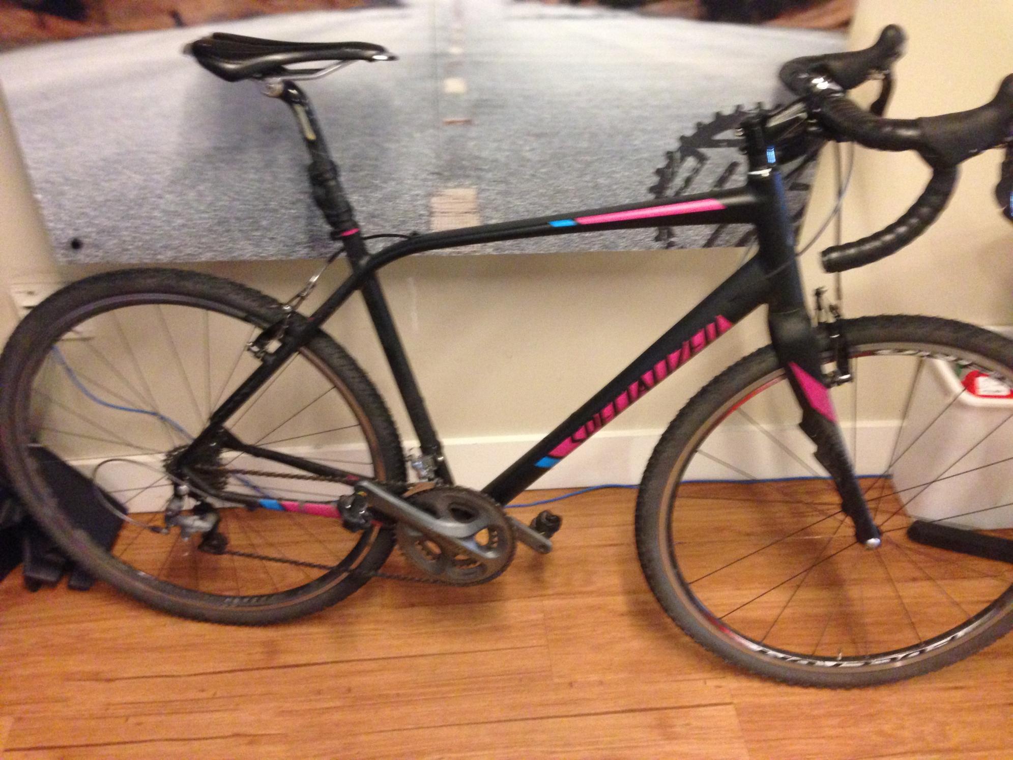 2015 Specialized Sirrus Black, Pink, and Blue