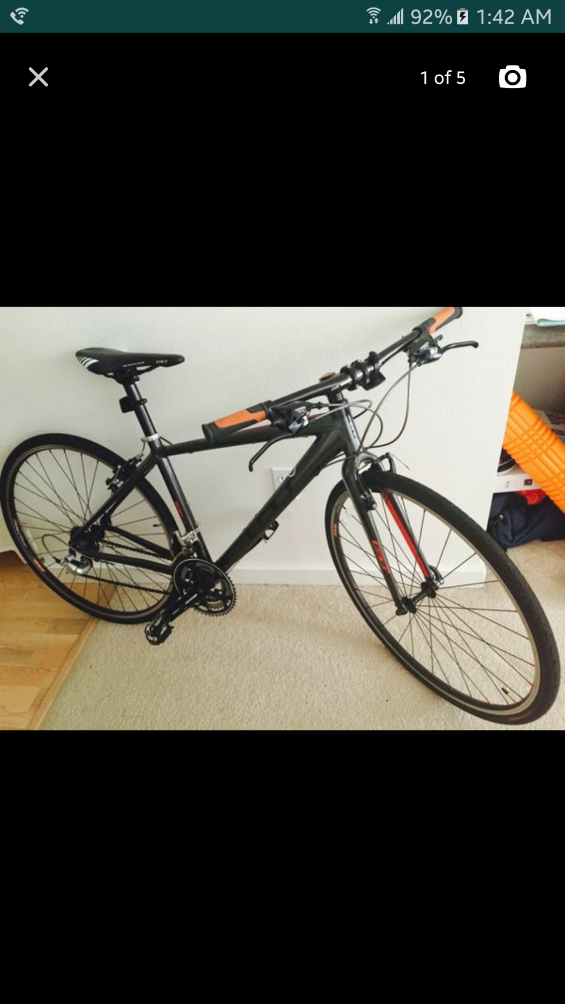 GT Bicycles Tachyon XS Black and Orange