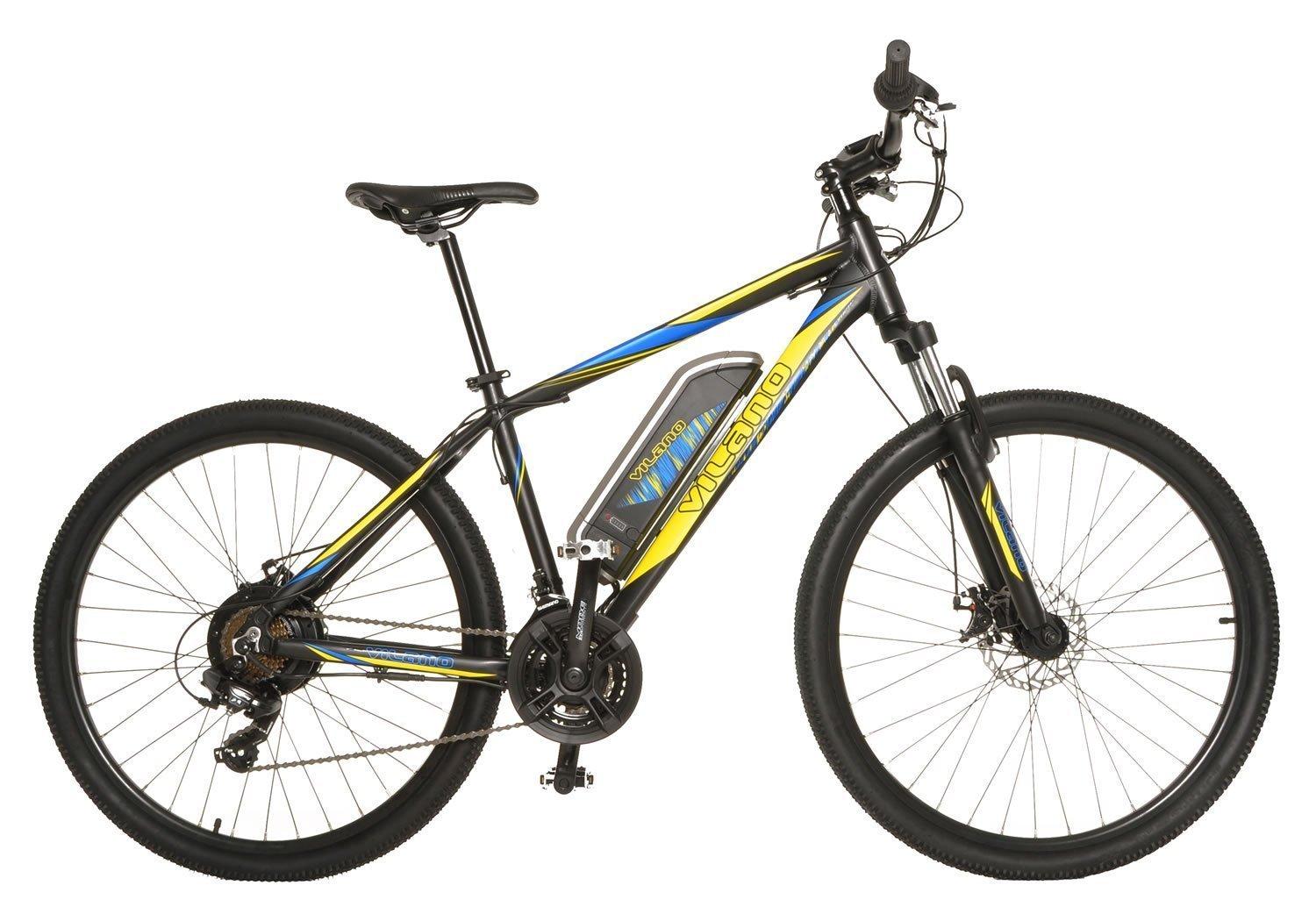 2017 Vilano Electric MTB Commuter Bike Black and Blue