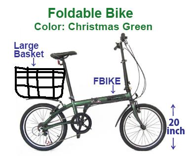 FBike Folding bike Green