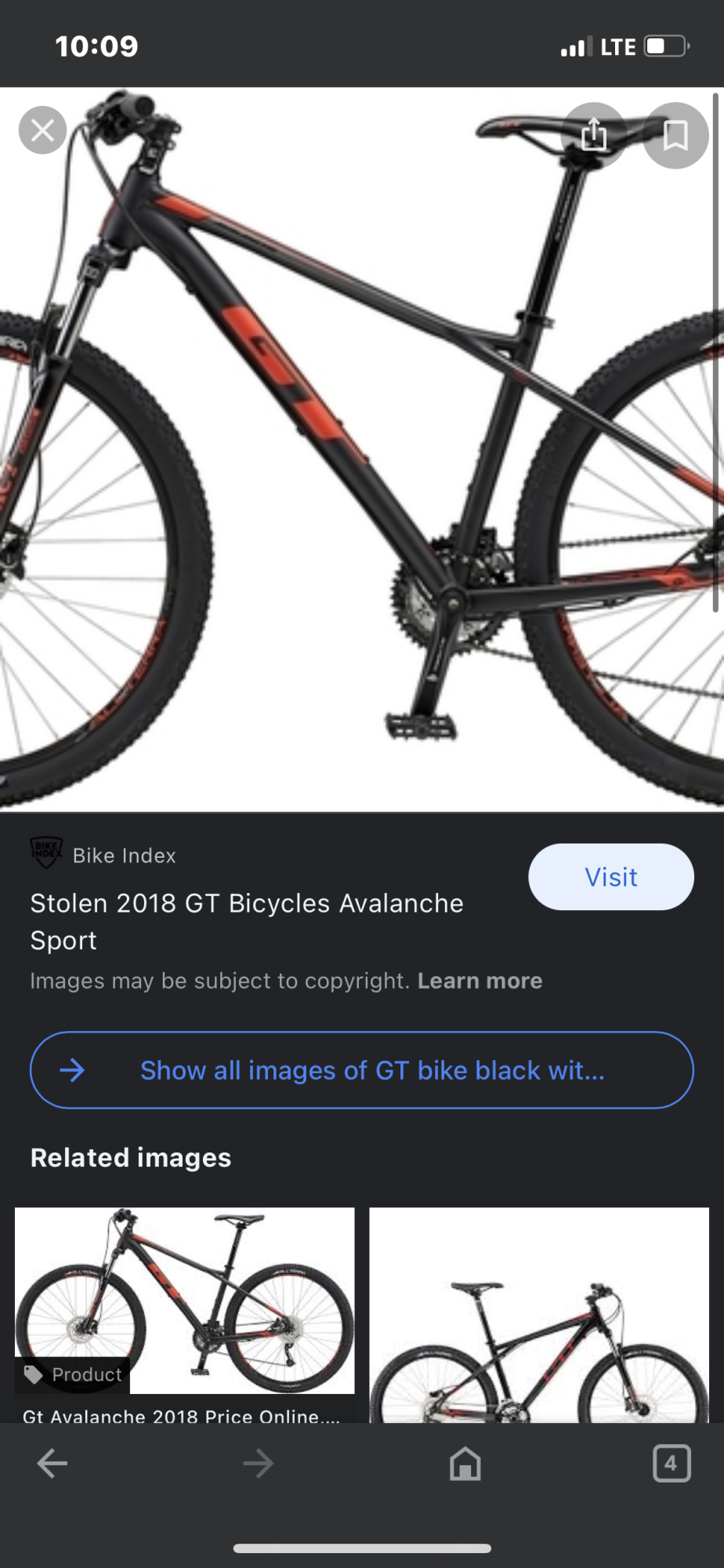 2018 GT Bicycles Black
