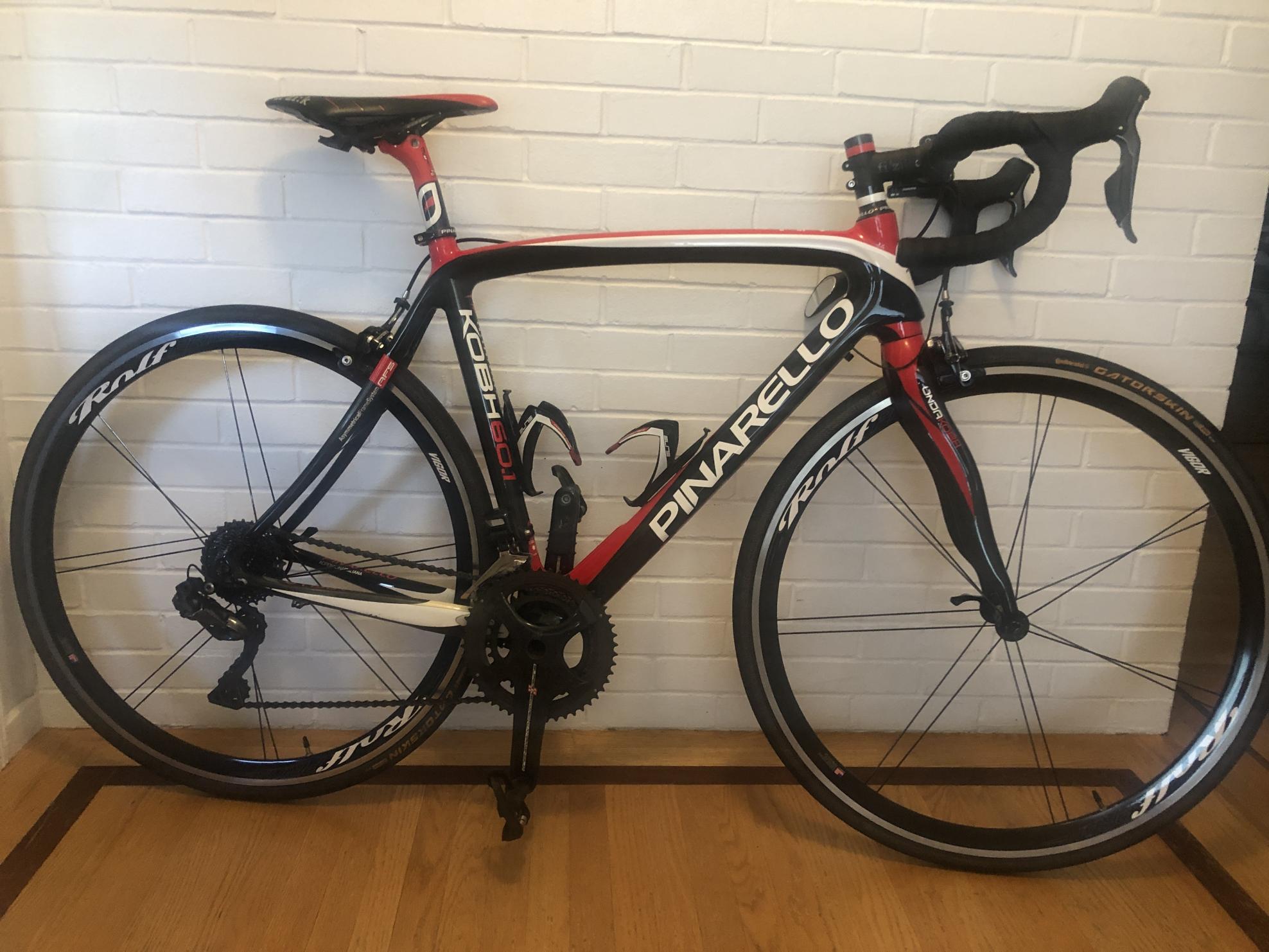 2012 Pinarello KOBH 60.1 Red, White, and Black