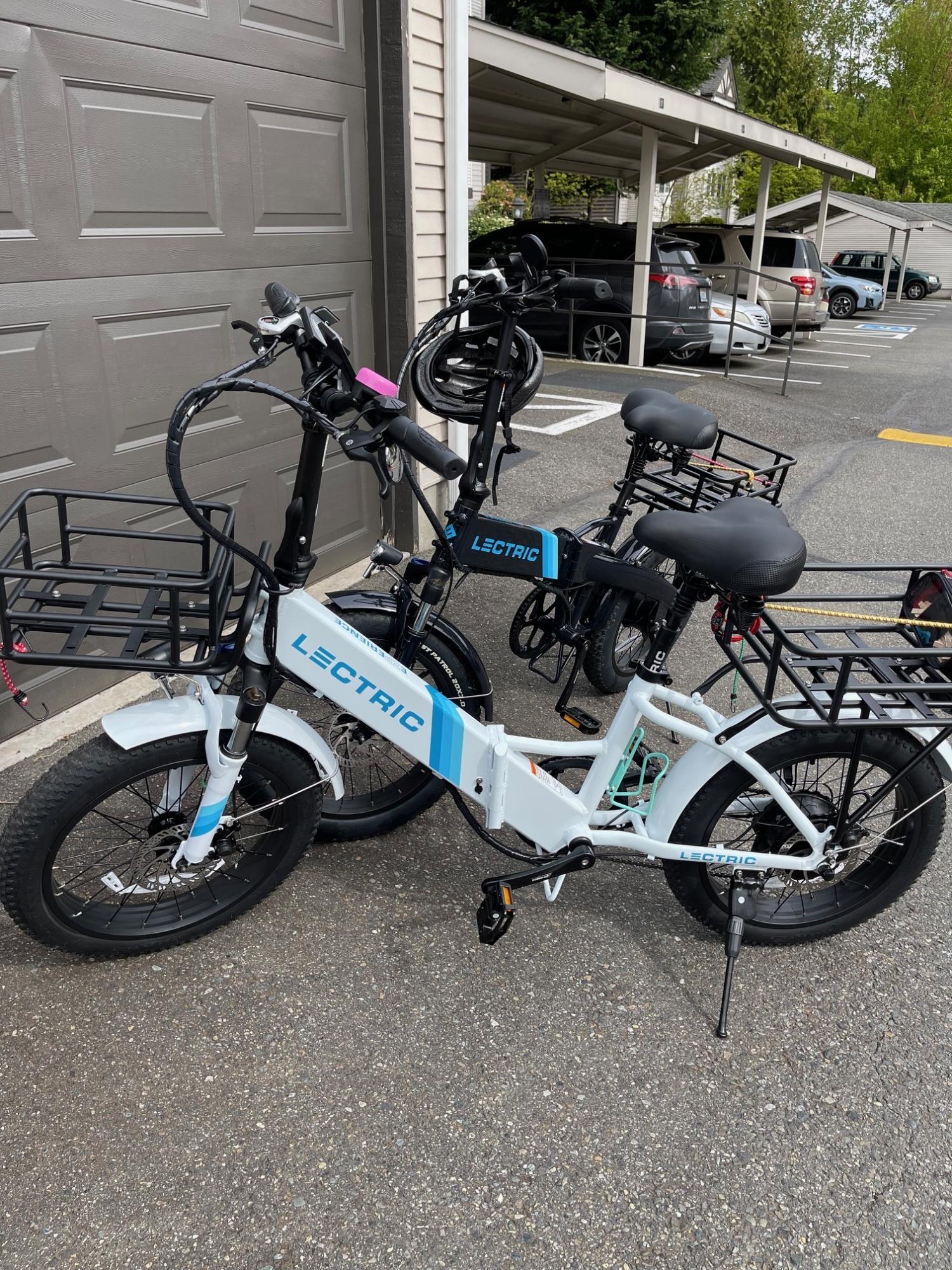 2021 Lectric Cycles XP 2.0 cargo bike (rear storage) Black