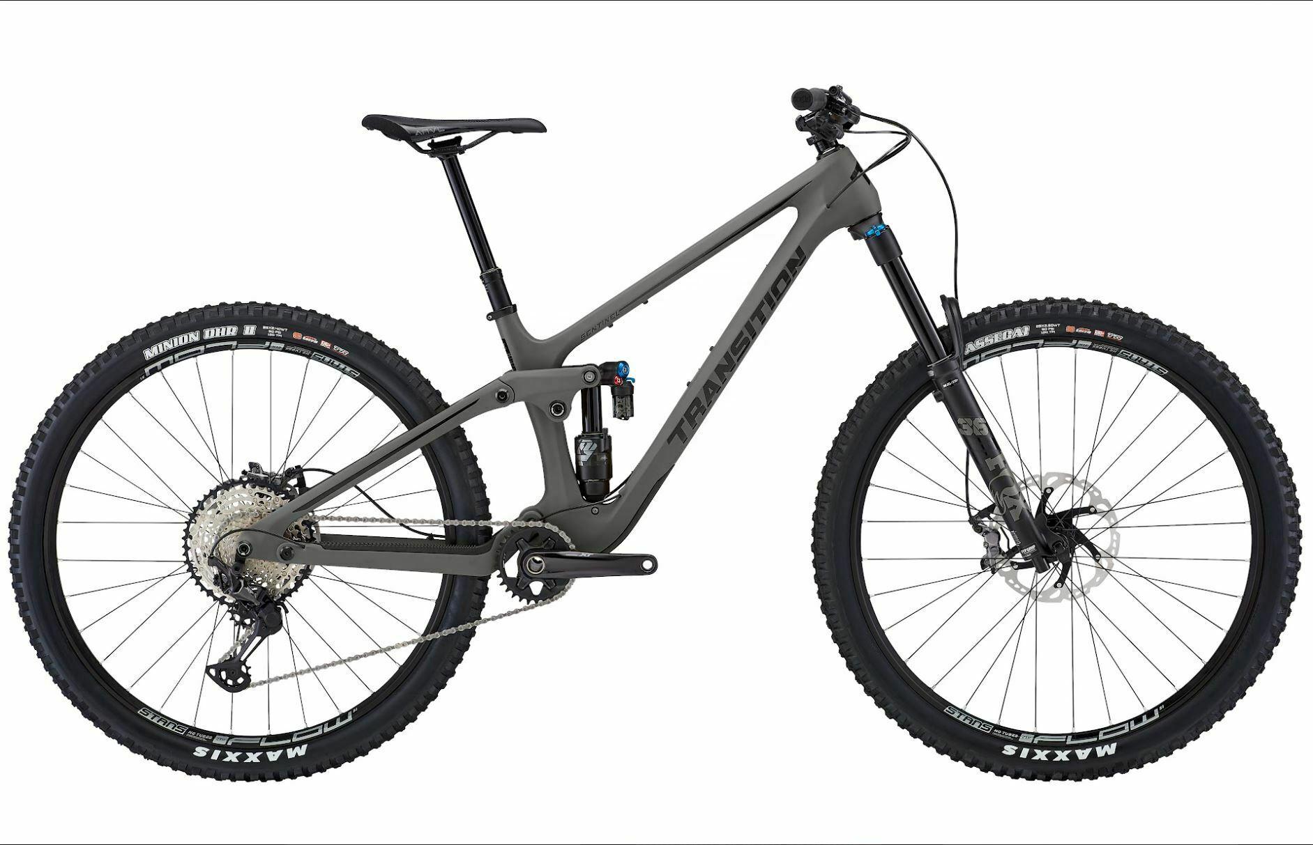 2024 Transition Bikes Sentinel Silver, gray or bare metal