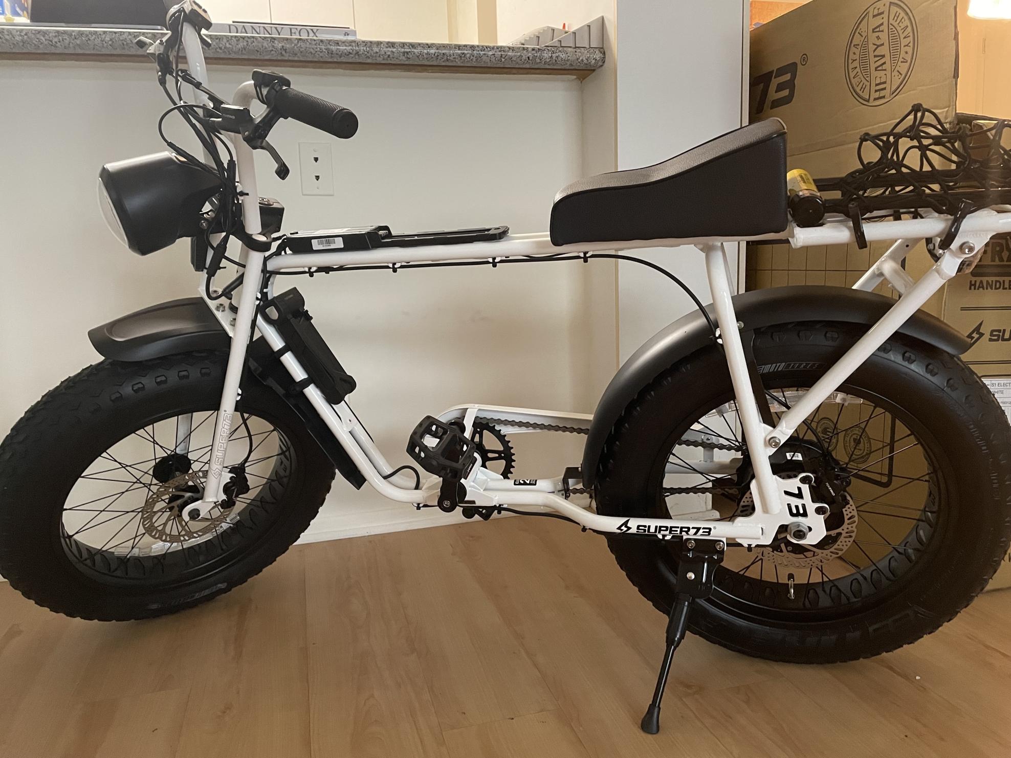 2021 Super73 S1 White and Black