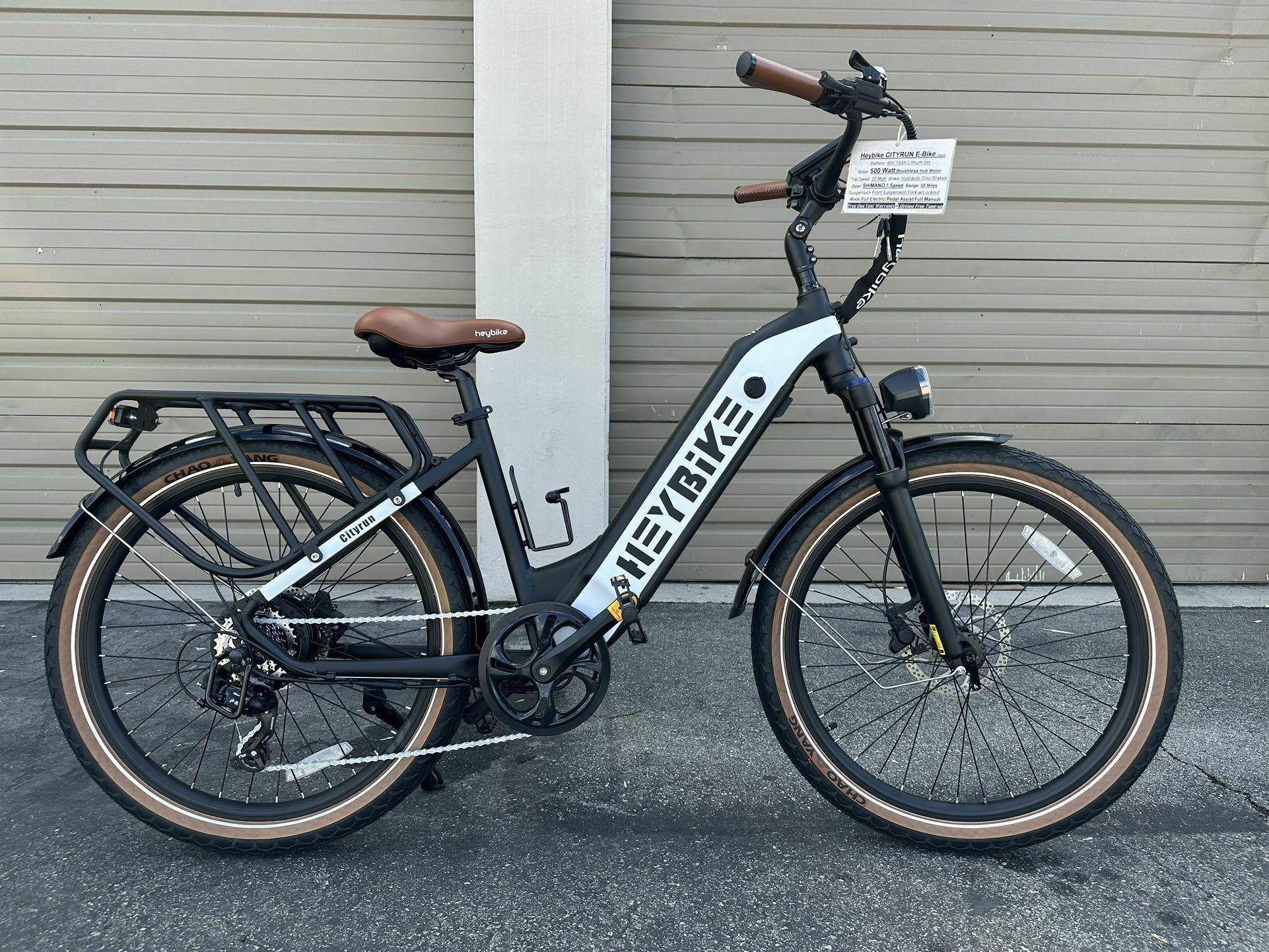 2023 Heybike Cityrun Black and White