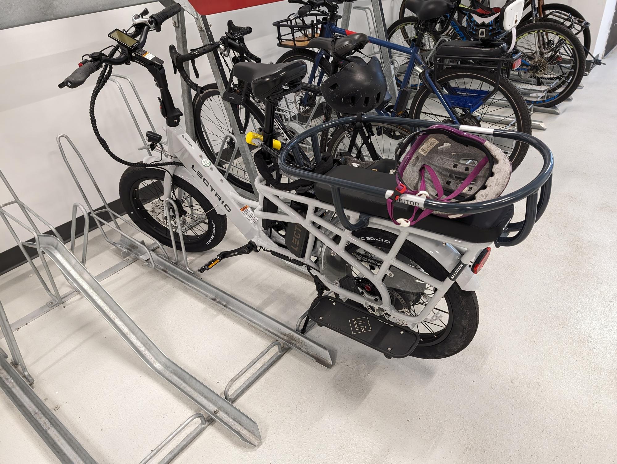 2023 Lectric eBikes xpedition Silver, gray or bare metal