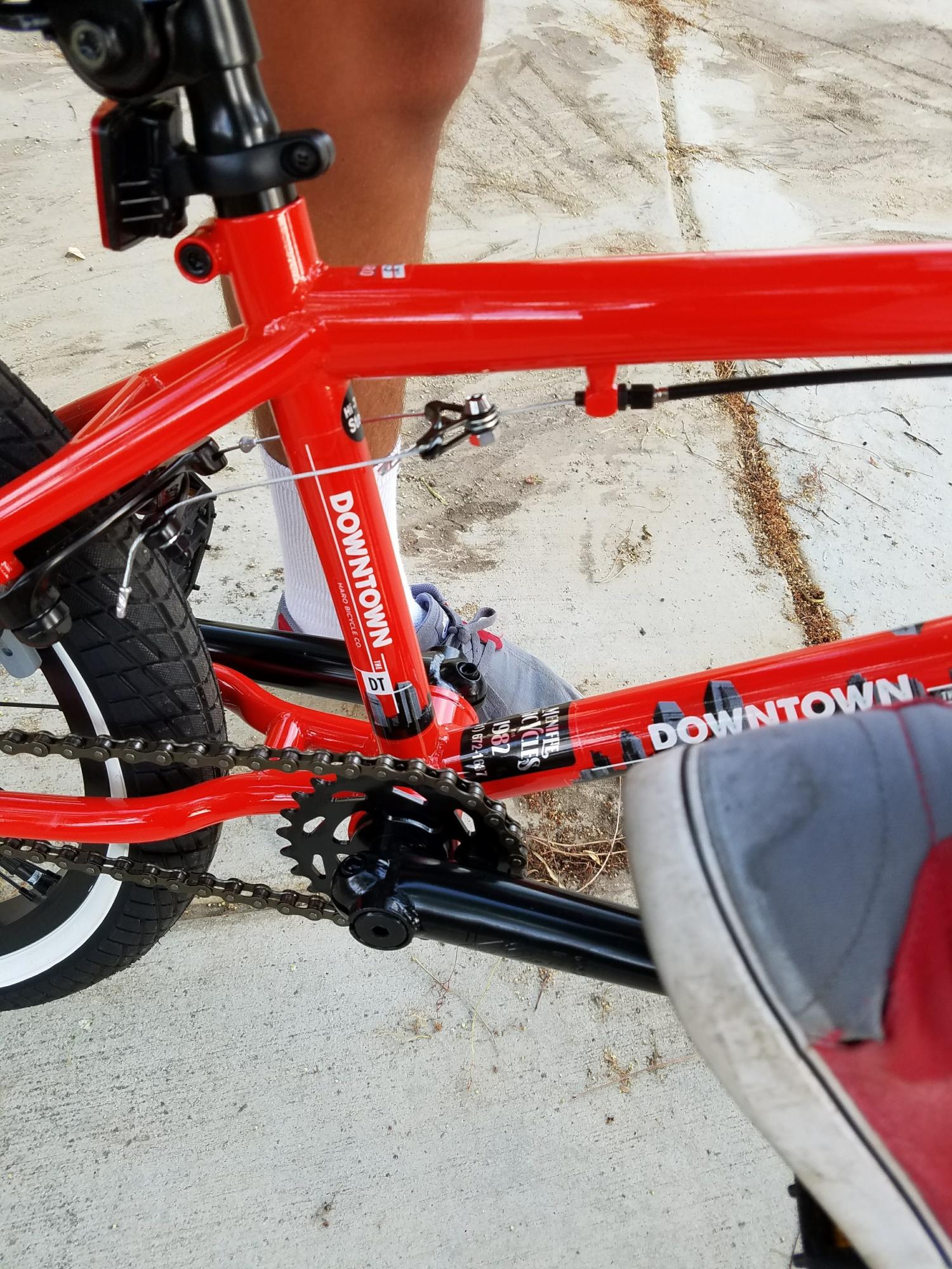 2017 Haro Downtown Red