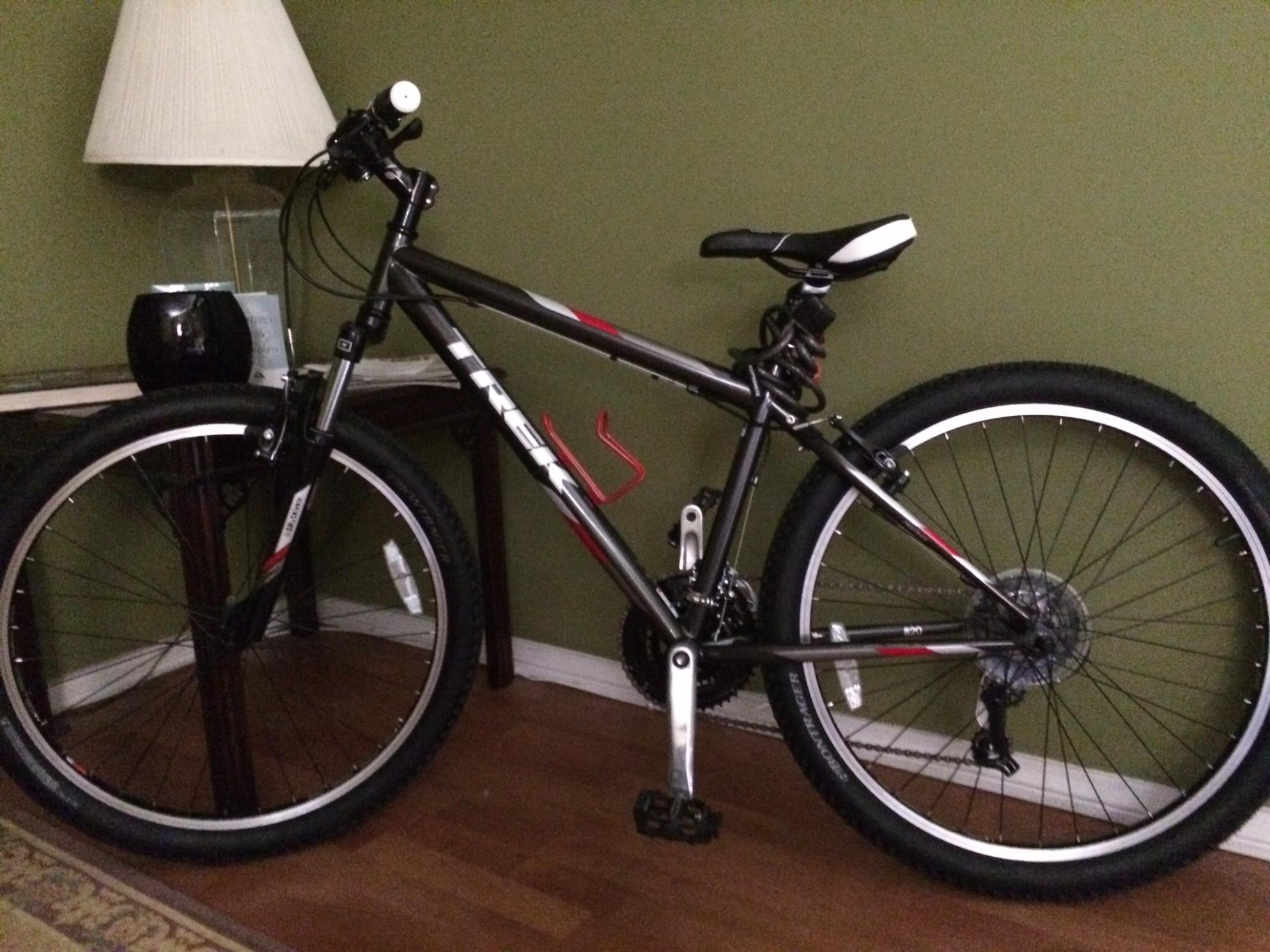 2014 Trek 820  Silver or Gray and Red