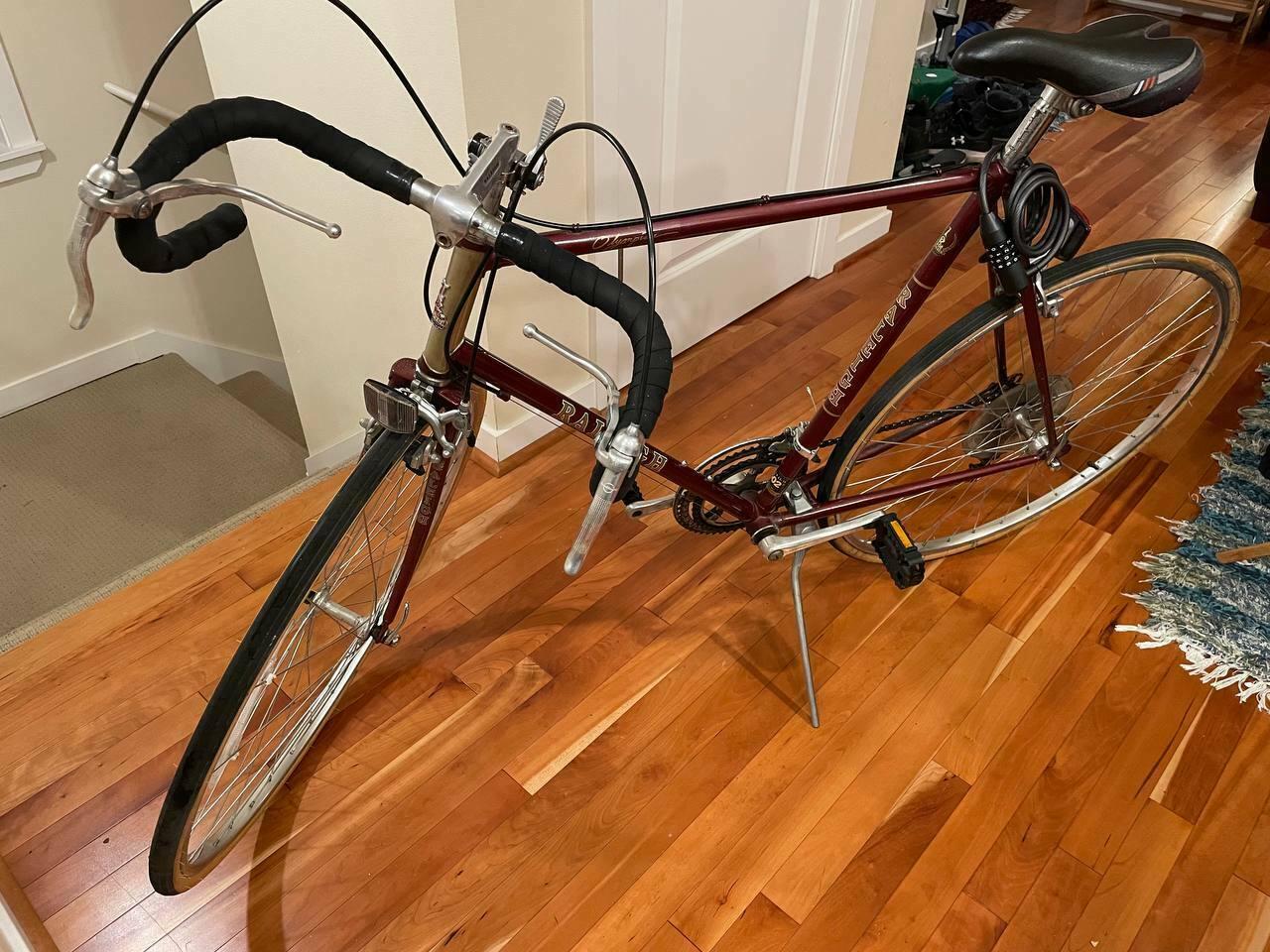 1984 Raleigh Olympian Red and Yellow or Gold