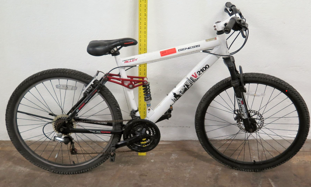 Genesis Mountain Bike With Full Suspension White