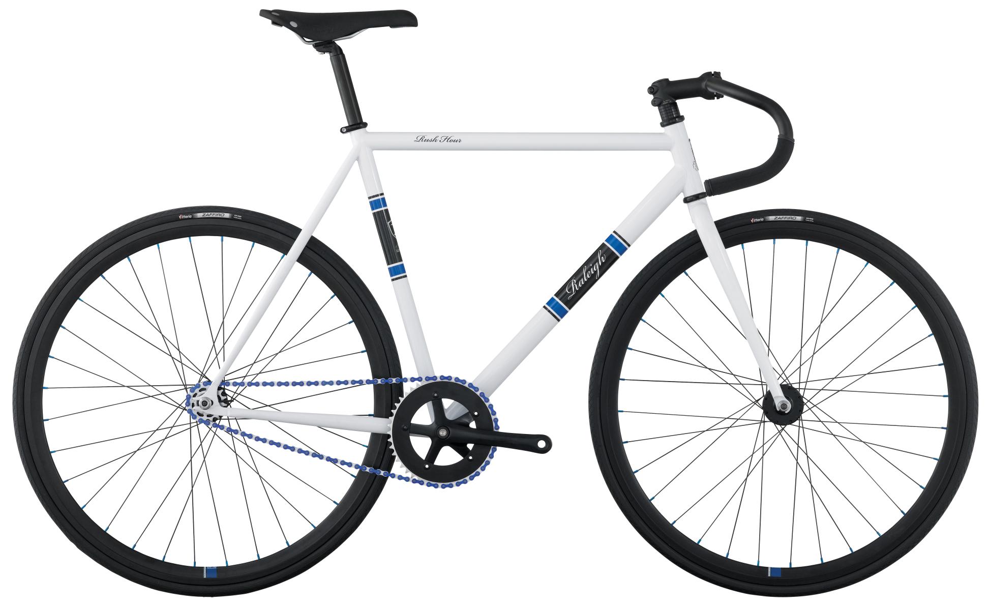 2013 Raleigh Rush Hour  White, Black, and Blue