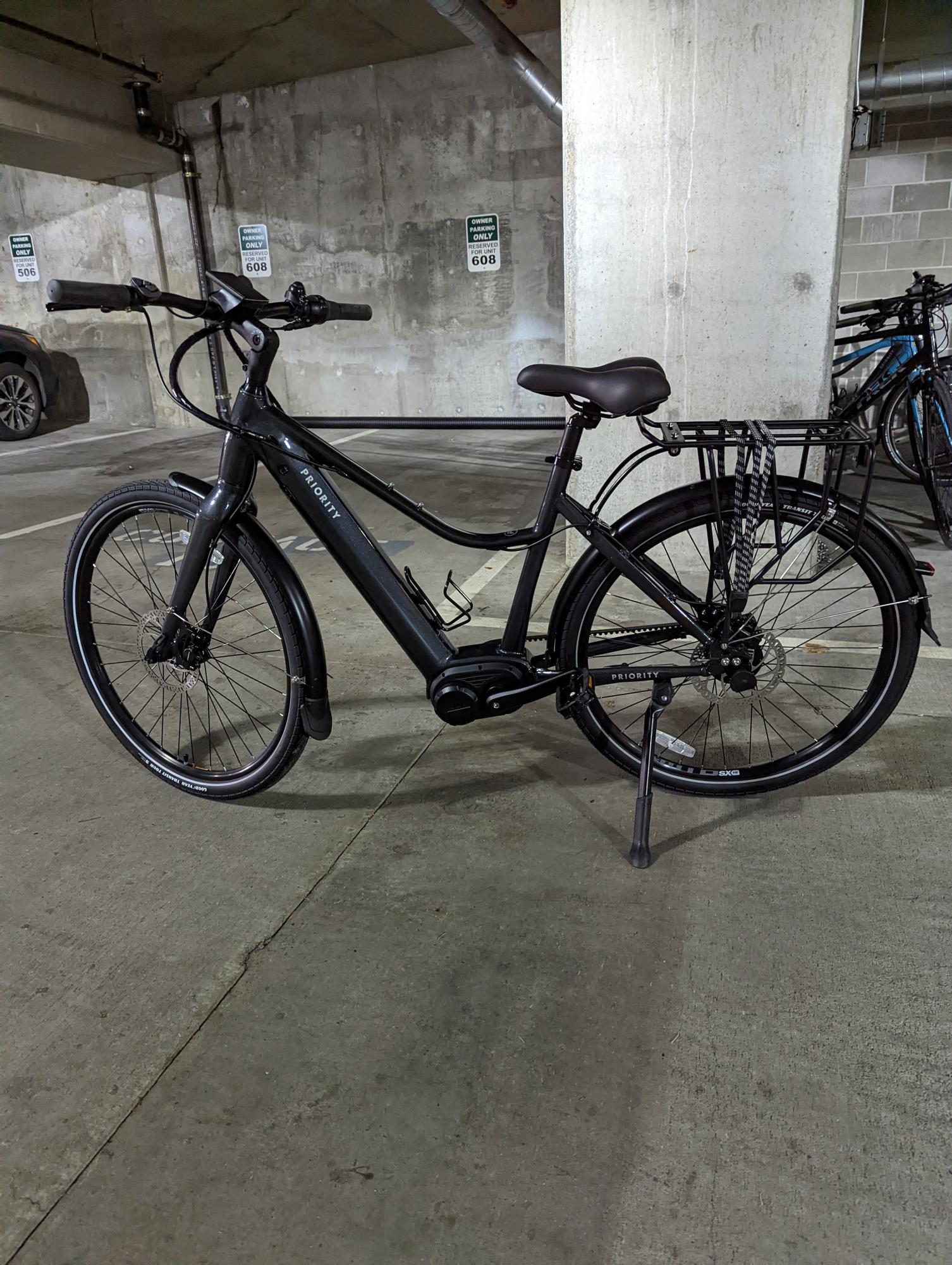 2020 Priority Bicycles Current ebike Black