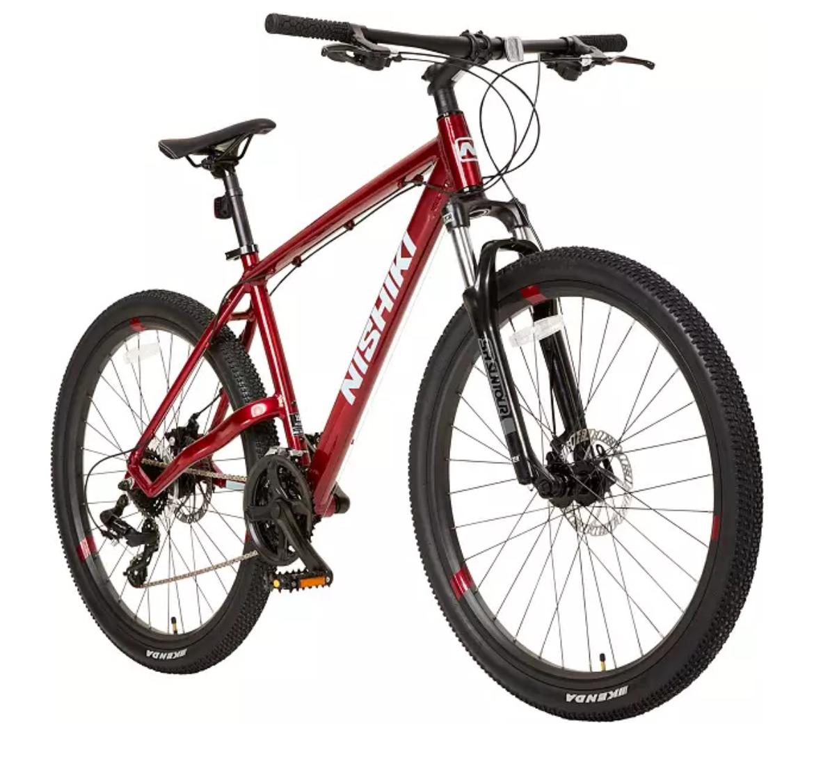Nishiki Colorado Sport Red and Silver, gray or bare metal