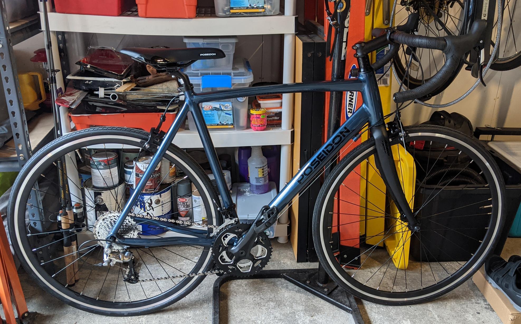 2021 Poseidon Triton Road Bike Blue and Black