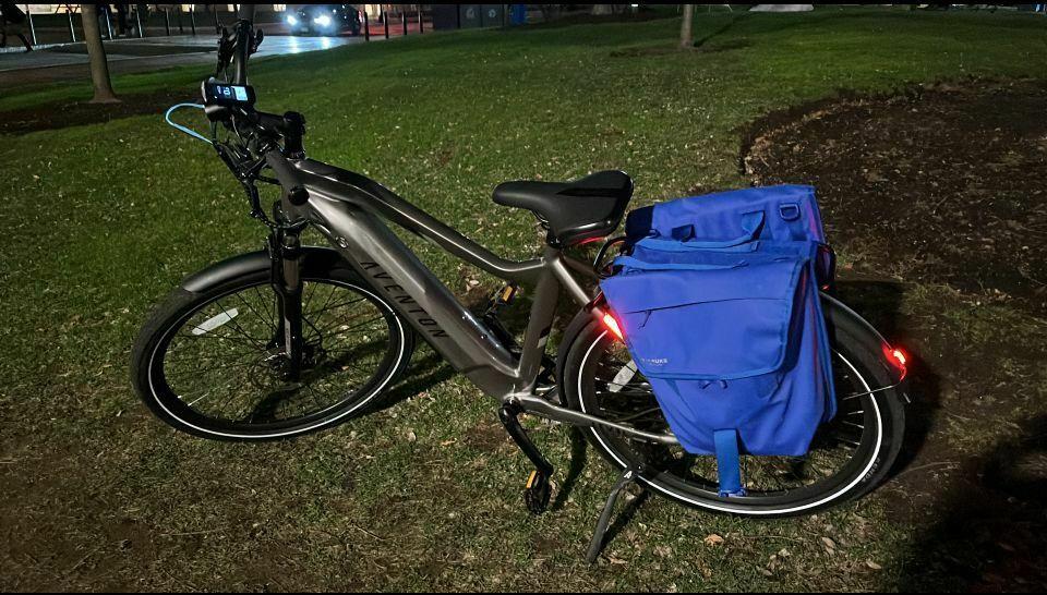 2024 Aventón Level 2 Commuter e bike Silver, gray or bare metal