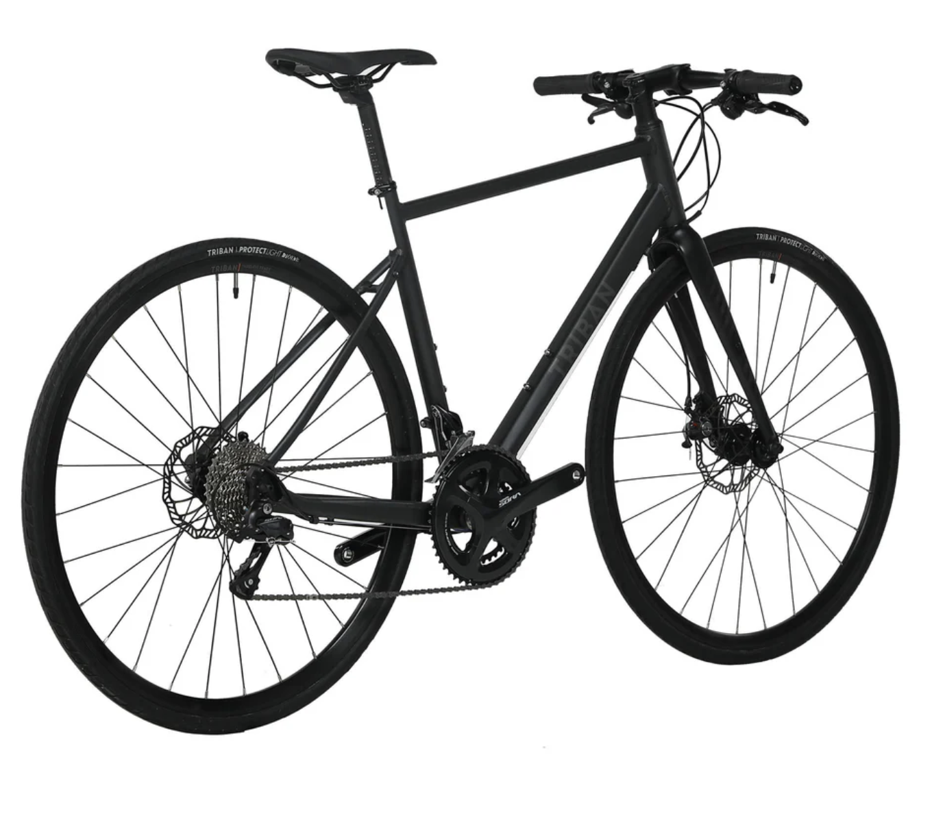 2023 Decathlon Triban RC500 Silver, gray or bare metal