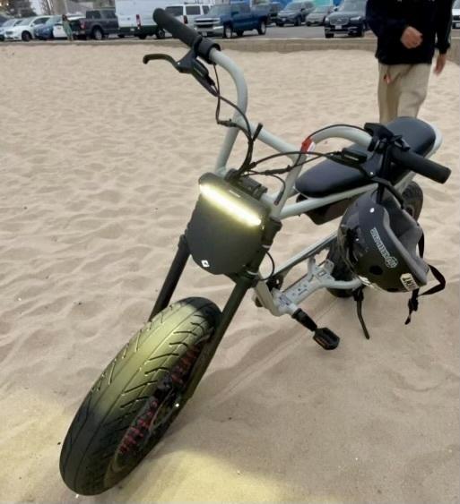 2023 Super73 ZX Silver, gray or bare metal